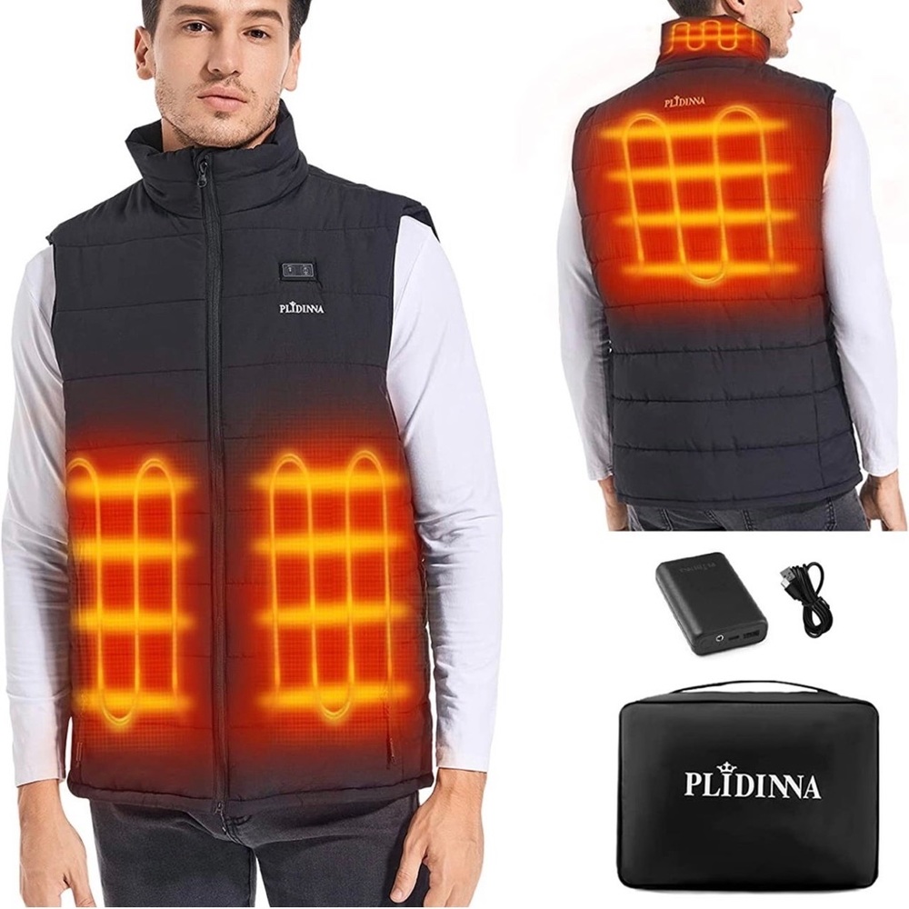 Plidinna Men's Heated Vest